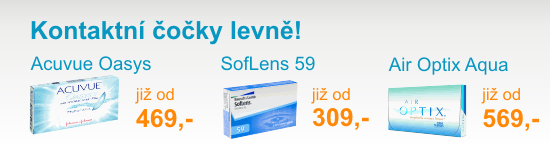 Kontaktní čočky levně