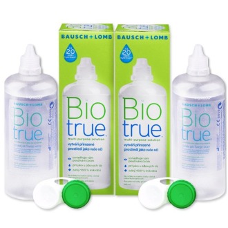 Roztok Biotrue Multi-Purpose 2 x 360ml s pouzdry