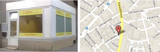 Osobní odběr Bratislava